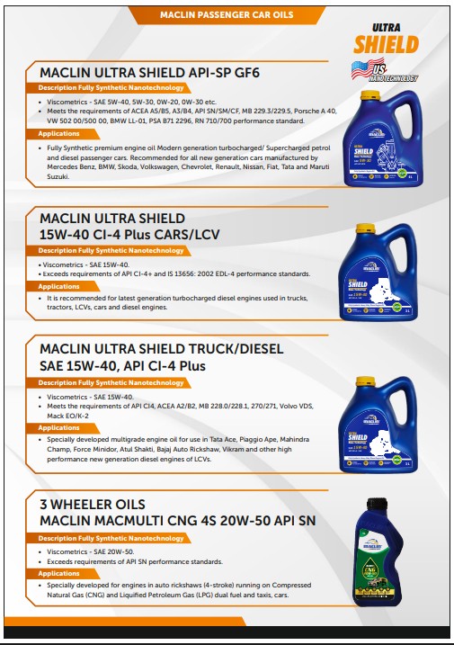 Heavy Vehicle Oil